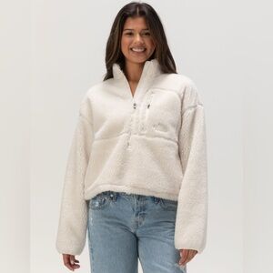 The North Face Extreme Pile 1/2-Zip Pullover Jacket 2 - White Dune